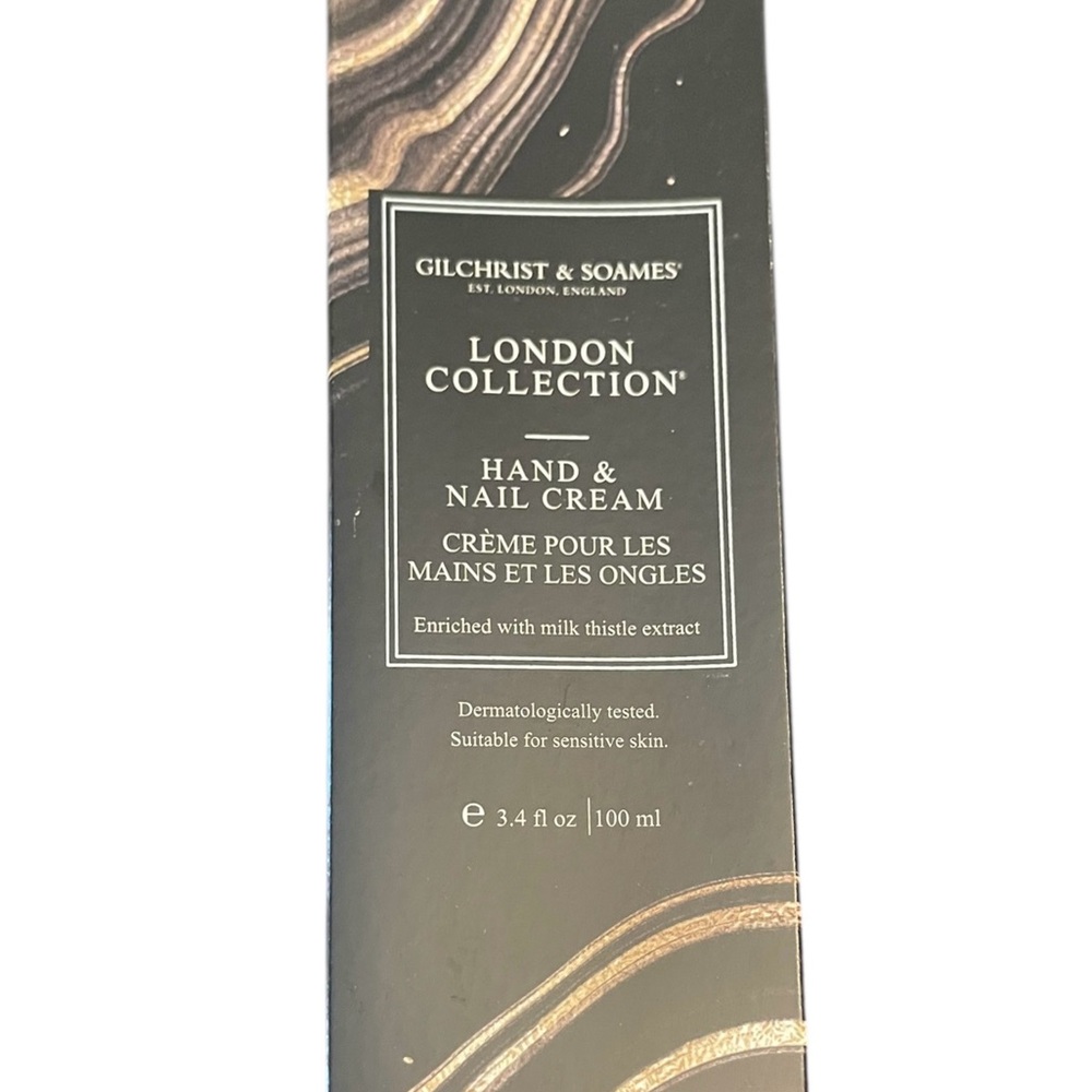 Gilchrist Soames Hand Nail Cream London Collection Enriched 3.4 New Milk Thistle
